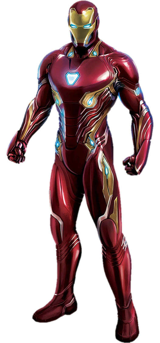 Red and gold armored suit